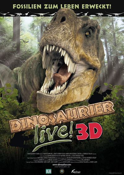 Dinosaurier live 3D - Fossilien zum Leben erweckt